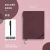 Cuaderno A5 Estilo Retro de Piel Suave con Correas, Bloc de Notas de Piel de Oveja, Cuaderno para Reuniones de Trabajo de Oficina, Personalización Empresarial