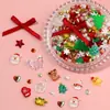 Adesivos de Rosto de Natal em Desenho Animado para Festas de Feriado de Crianças Adesivos de Decoração Facial Lantejoulas de Pérola Maquiagem de Baile de Máscaras