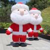 Disfraz de Mascota Inflable de Santa Claus de Dibujos Animados Atuendo para Actuación Festiva Disfraz de Muñeco de Navidad para Actividad de Adultos