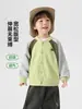 Jaqueta de Baseball para Meninos Roupas de Outono 2026 Novo Estilo Primavera e Outono Roupas Infantis Tops para Crianças Tendência