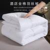Hotel hotel casa de hóspedes atacado de roupa de cama núcleo de roupa de cama acolchoado tecido anti-pena algodão veludo de pena edredom quente