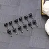 Mini aretes de circón estilo coreano 2 mm pasador pequeño para oreja damas brillantes suministro de fábrica lote al por mayor