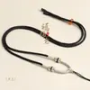 Cordão para Pingente DIY, Cordão Trançado Plano para Pingentes, Cordão para Pingente de Jade, Cordão para Colar com Pingente de Jade Dourado para Amuleto de Buda Venda por Atacado