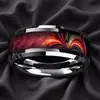 Shengxi 2026 Nuevo Anillo de Acero Inoxidable Pintado de Moda, Anillo de Pareja Unisex de Alta Gama Personalizado de Tendencia