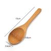 Mini Colher de Mel de Bambu Japonesa Colher para Mexer Café Suplemento Alimentar Infantil Geleia Sorvete Sobremesa Colher Pequena de Madeira Ecológica