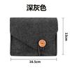 Yishang Supply Bolsa de Feltro Power Bag Celular Multifuncional Bolsa de Armazenamento para Cabo de Dados Carregador de Celular Tesouro Bolsa de Armazenamento para Mouse