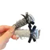 Horquilla de Diamantes con Lazo de Lentejuelas de Lana para Otoño e Invierno, Moda de Alta Gama para Mujer, Horquilla de una Pieza para Mechones Laterales, Accesorios para el Cabello