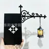 Estantería de Libros para Productos Nuevos Transfronterizos Luz de Linterna Iluminación de Estantería de Biblioteca Linterna Artesanías de Hierro