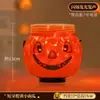 Tarro de Dulces de Halloween Transfronterizo Cubo de Calabaza Calavera Luminosa Adornos de Decoración de Halloween Cubo de Azúcar para Niños