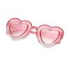 Gafas de sol con forma de corazón para niños 2026 Color caramelo Corazón de melocotón Gafas de sol para niños Gafas de bebé con globos Gafas de sol