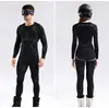 Conjunto de ropa interior térmica de secado rápido para esquí de otoño e invierno para hombres y mujeres, transpirable, que absorbe la humedad, que evacúa el sudor, de compresión, cálido, ropa de secado rápido