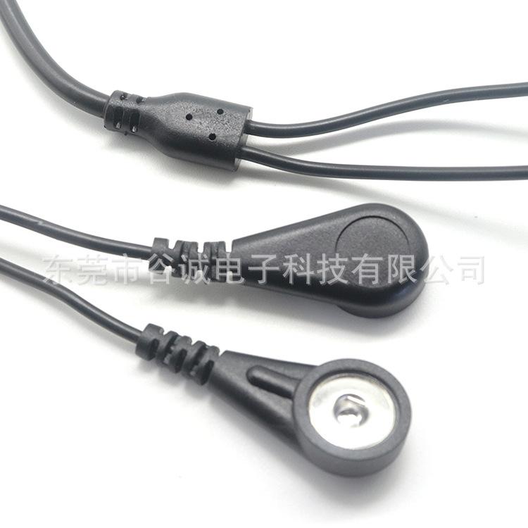 ECG电极扣导联线