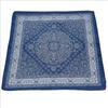 Pañuelo Cuadrado Pequeño de Algodón Lino de Alta Calidad para Mujer, Pañuelo Estampado de Cachemira Combinable con Todo, Pañuelo Pequeño Distintivo para Protección del Cuello 58x58cm