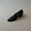 Sapatos de salto único retrô simples Chuyuji 2026, design estiloso e versátil, salto grosso, bico fino, novos mocassins de outono e inverno