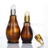 Atacado 50ml garrafa de óleo de cabaça conta-gotas de borracha garrafa cosmética garrafa de amostra de viagem garrafa de massagem