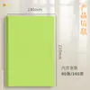 Cuaderno A5 Cubierta de Cuero Suave Cuaderno A5 Engrosado Bloc de Notas de Oficina de Negocios Estilo Ins Diario de Estudiante Universitario