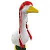 Comercio Exterior Transfronterizo Venta Caliente Hecho a Mano Tejido de Ganchillo Peluca Sombrero de Ganso Americano Lindo Sombrero Decorativo Peluca Cubrecabezas