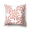 Funda de Almohada de Poliéster Decoración de Coche Hogar Funda de Almohada Estampada Coche Sofá Simple Funda de Cojín Lumbar QTA11