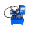 Máquina de crimpagem CNC de cabeça dupla transfronteiriça para mangueira sanitária, mangueira de pulverização, máquina de travamento de tubo, tubo de PE, máquina de crimpagem de tubo trançado de fio de aço