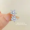 Coreano e Japonês Novos Brincos de Argola Exquisitos de Estrela de Cinco Pontas Cravejados de Diamantes Moda Brincos Não Perfurados Simples Versátil Clipes de Estrela para Mulheres