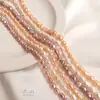 Perla de Agua Dulce Natural Forma Especial Doble Cara Agujero Recto Ligero Perlas Sueltas Barrocas Material para Pulsera Collar Joyería Hecho a Mano DIY
