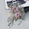 Exquisitos Adhesivos de Tela Bordada con Flores de Malla Multicolores Opcionales Accesorios Decorativos para Ropa Vestidos Ropa Infantil