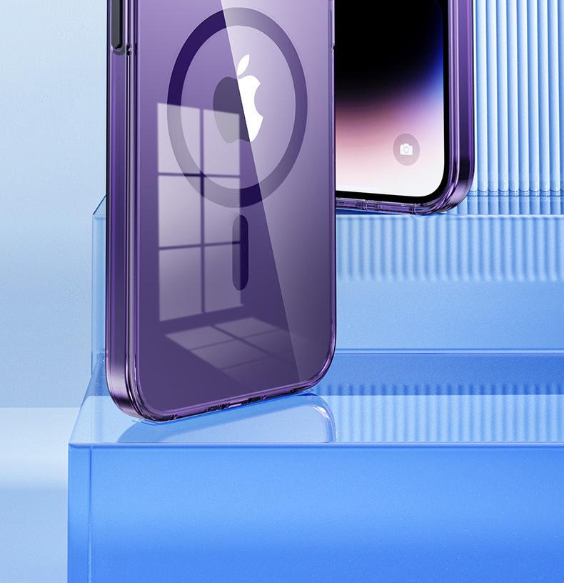 适用苹果15透明磁吸手详情图08