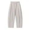 Ropa de Hombre Beijie Verano 2026 Nuevos Pantalones Casuales de Tres Colores con Cordón Pantalones Rectos Sueltos de Algodón y Lino para Hombre Estilo Retro