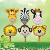 Globo de película de aluminio globo de cumpleaños infantil decoración de fiesta infantil juguete infantil de mano de dibujos animados ayuda mini globo de animal