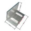 Aleación de Aluminio Mármol Tipo H Tornillo de Fijación Trasera Azulejo Delgado Colgante Seco Soporte Perforación Placa de Roca Pared Exterior Soporte Tipo H