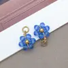 Contas Coloridas a Vácuo para Conservar a Cor Flor de Cristal Margarida Pingente Brincos Criativos DIY Puros Feitos à Mão Acessórios de Pérola de Imitação