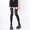 Medias de tirantes finas de verano hasta la rodilla, Medias negras sexys para mujer, Leggings Y2K de chica hot, Medias blancas de terciopelo Puro Deseo