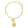 Nova Gargantilha Choker Amazon Versátil, Espessa, Resistente ao Desbotamento, Cor Sólida, Pingente em Forma de Coração com Senso de Design, Moderna e Fashion para Mulheres