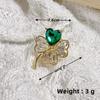 Broche de estilo coreano con incrustaciones de diamantes, nicho de alta gama, aleación de temperamento, hebilla de toalla de seda, abrigo, ramillete de perlas, accesorios de ropa