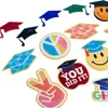 Estilo Ins Transfronterizo Temporada de Graduación Impresión a Color Acrílica Juego de Decoración para Cupcakes de Graduación Decoración para Pastel de Gorro de Doctor