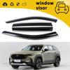 Adequado para Modelos 10-23 de Mazda Cx30, Cx50, Cx3, Cx4, Cx5, Cx7, Cx9 Defletores de Chuva, Proteções de Chuva para Portas, Acessórios Decorativos