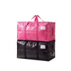 Bolsa de embalaje móvil de material PP, bolsa de almacenamiento plegable para ropa y equipaje, bolsa de almacenamiento cúbica moderna y simple