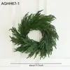 Guirnalda de Vid de Goma Suave Fokoson Navideña Decoración de Alto Nivel Estilo Bosque para Pared de Villa, Ventana, Chimenea, Mesa