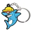 Chaveiro Criativo de Animal de Desenho Animado Pingente de Bolsa de Plástico Macio PVC Anel de Chaveiro de Carro Personalizado DIY Decoração Atacado