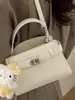 Bolso de Mano de Lujo Ligero Estilo Coreano para Mujer 2026 Primavera Nueva Moda Bolso de Hombro para el Trabajo Bolso Cruzado Elegante de Color Sólido para Mujer