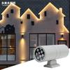 Lámpara de pared led de un cabezal doble cabezal para exterior impermeable a prueba de humedad luz arriba y abajo lámpara de pared patio de hotel pared exterior lámpara de pared