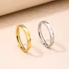 Anillo Viento Frío para Mujer Anillo de Diamante Dorado de Comida Anillo para Dedo Índice Dedo Medio Joyería de Moda