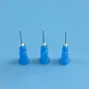 Aguja dispensadora de acero inoxidable con punta plana para inyección industrial de pegamento, adecuada para máquinas dispensadoras de pegamento, aguja de punta plana para pegamento de acero plástico