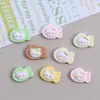 Mini Miau Miau Peixe Seco Criativo Artesanal DIY Acessórios de Cola Cremosa Resina Peças Pequenas Material para Joias Kit Atacado