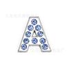 Contas de Letras com Strass de 8mm DIY Letras Inglesas com Contas Soltas Adequadas para Pulseiras DIY Acessórios de Joalheria