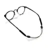 Correa antideslizante para gafas, retráctil y anticaída, adecuada para deportes y baloncesto, longitud ajustable para adultos y niños, con ganchos para las orejas fijos