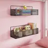 Prateleiras de parede para quartos de dormitório universitário, suportes de parede ao lado da cama, instalação sem furos, perfeitos para organizar lanches em dormitórios