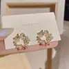 Novos Brincos de Prata Esterlina Brincos Brincos Femininos Exclusivos Nicho Coreano Retro Brincos de Pérola Versátil Fada Elegante Joias
