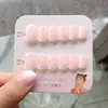 Venta Directa Personalizada de Fábrica Uñas Cortas, Medias y Largas para Manicura, Uñas Portátiles de Fototerapia Hechas a Mano, Pegatinas para Uñas, Estilo de Lujo Accesible 24 Piezas