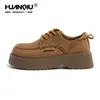 Zapatos Birkenstock Universales Todo Incluido para Mujer Otoño 2025 Nuevos Planos Zapatos Casuales Retro Mocasines Versátiles de Suela Gruesa